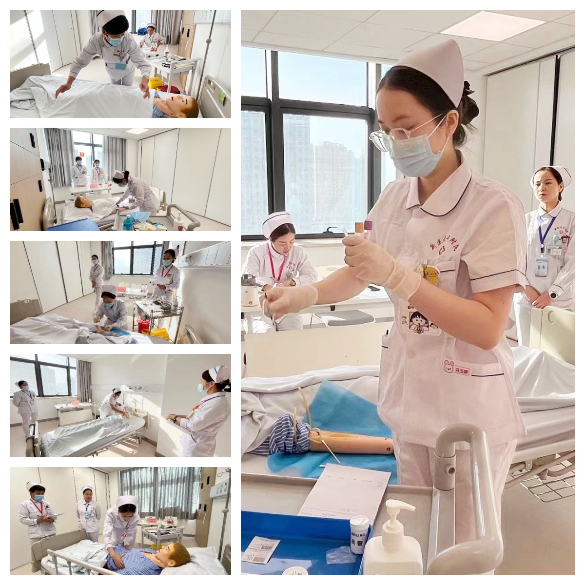 以考促學 以用促學——我院2023年度護理人員技能操作考核在臨床技能培訓中心隆重舉行